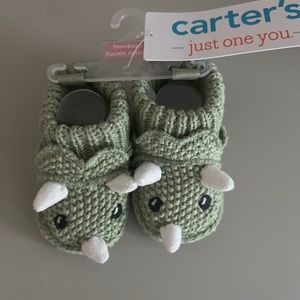 Newborn Dinosaur Booties